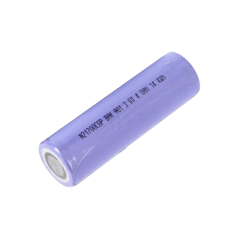 Acumul: Li-Ion; 21700; 3,6V; 4000mAh; Ø21,3x70,3mm; 40A