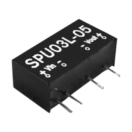 Convertor: DC/DC; 3W; Uintr: 21,6÷26,4VDC; Uieş: 5VDC; Iieş: 600mA