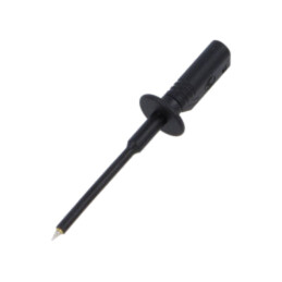 Terminal de măsurare; 10A; 1kV; neagră; Diam.vârf: 1,4mm