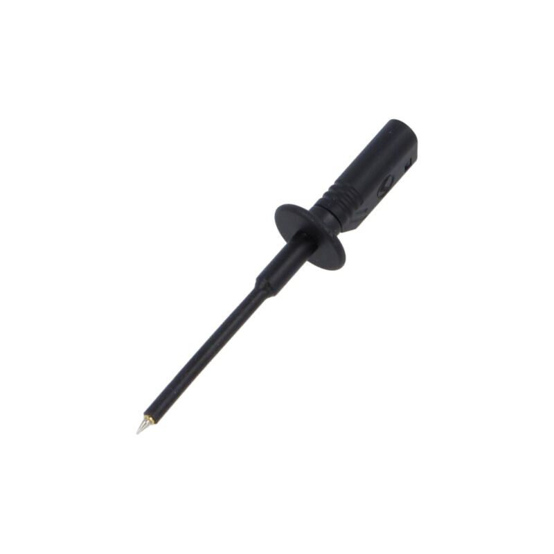 Terminal de măsurare; 10A; 1kV; neagră; Diam.vârf: 1,4mm Terminal de măsurare; 10A; 1kV; neagră; Diam.vârf: 1,4mm