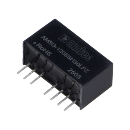 Convertor: DC/DC; 3W; Uintr: 9÷18VDC; Uieş: 5VDC; Iintr: 314mA; SIP8