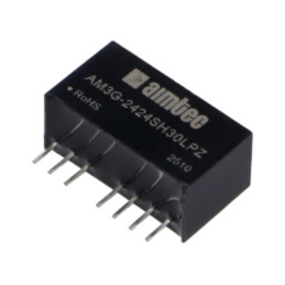 Convertor: DC/DC; 3W; Uintr: 18÷36VDC; Uieş: 24VDC; Iintr: 154mA