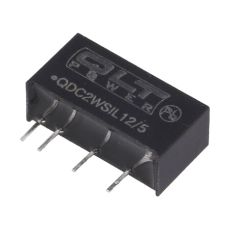 Convertor: DC/DC; 2W; Uintr: 10,8÷13,2VDC; Uieş: 5VDC; SIL; 100kHz