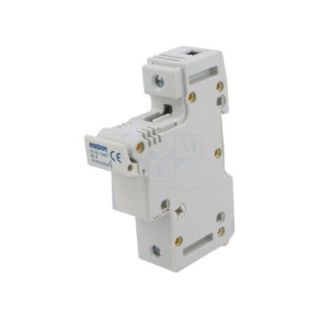 Clemă; 14x51mm; pentru şină DIN; 63A