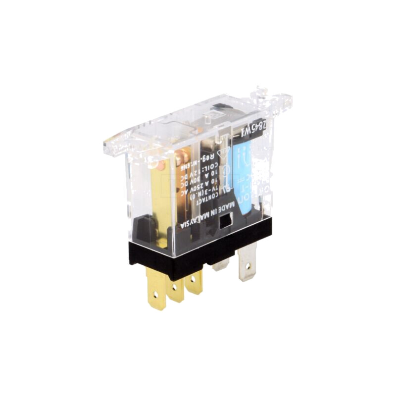 Releu: electromagnetic; SPDT; Ubobină: 12VDC; Icontacte max: 10A Releu: electromagnetic; SPDT; Ubobină: 12VDC; Icontacte max: 10A
