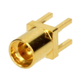 Conector: MMCX; soclu; 50Ω; PTFE