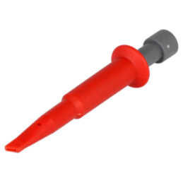 Clips de măsurare; cu cârlig; 5A; 70VDC; roşie; 4mm; 33VAC