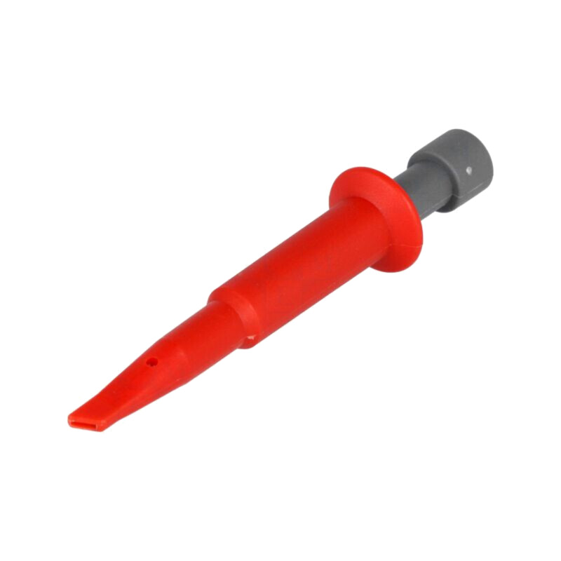 Clips de măsurare; cu cârlig; 5A; 70VDC; roşie; 4mm; 33VAC