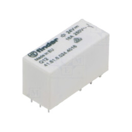 Releu: electromagnetic; Ubobină: 24VDC; 30A; 16A/250VAC; 16A/24VDC