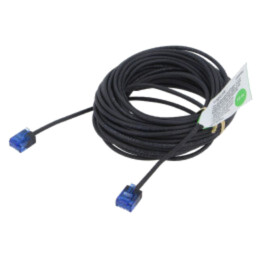 Patch cord; RJ45 mufă,din ambele părţi; U/UTP; 6a; litat; Cu; 10m