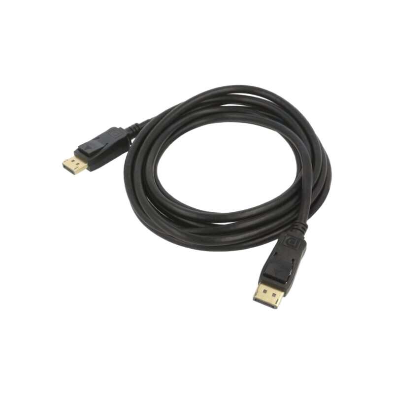 Cablu; DisplayPort mufă,din ambele părţi; PVC; 3m; negru; Fire: Cu Cablu; DisplayPort mufă,din ambele părţi; PVC; 3m; negru; Fire: Cu