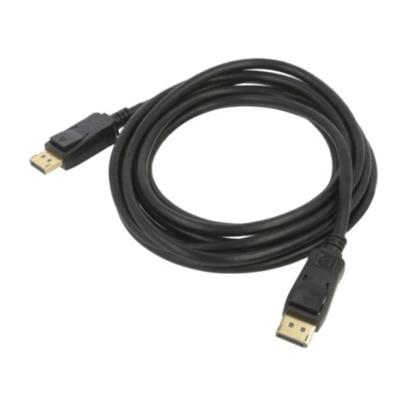 Cablu; DisplayPort mufă,din ambele părţi; PVC; 3m; negru; Fire: Cu