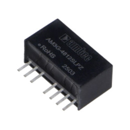 Convertor: DC/DC; 3W; Uintr: 36÷75VDC; Uieş: 12VDC; Iintr: 78mA; SIP8