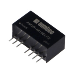 Convertor: DC/DC; 3W; Uintr: 36÷75VDC; Uieş: 15VDC; Iintr: 78mA; SIP8