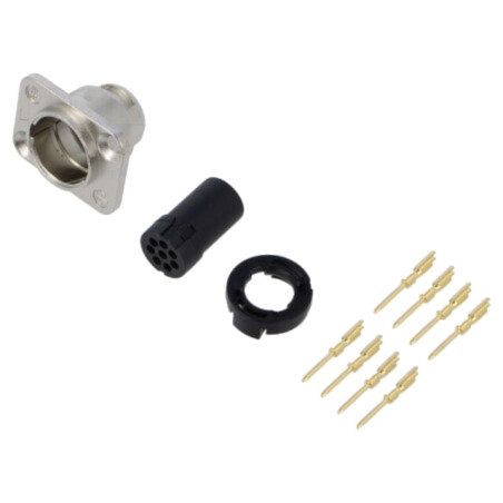 Conector: circular; soclu; tată; neutriCON; 7,5A; PIN: 8; drept; 1mm2
