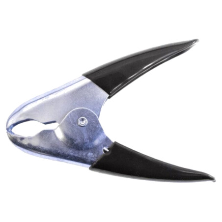 Bornă crocodil; 300A; Capacitate prindere: max.48mm; neagră