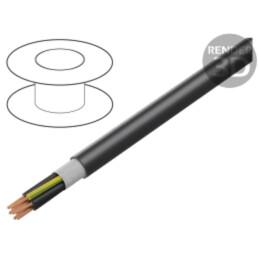 Cablu: cablu de control; ÖLFLEX® FD 891 P; 7G0,5mm2; PUR; negru