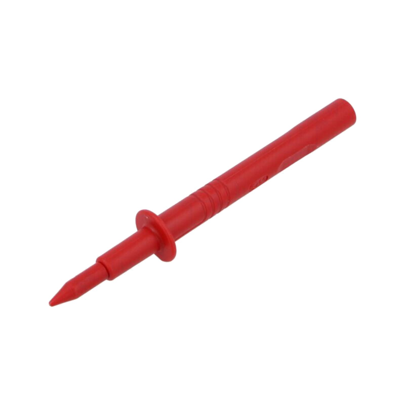 Terminal de măsurare; 60VDC; roşie; Diam.vârf: 4mm; PRUEF 3