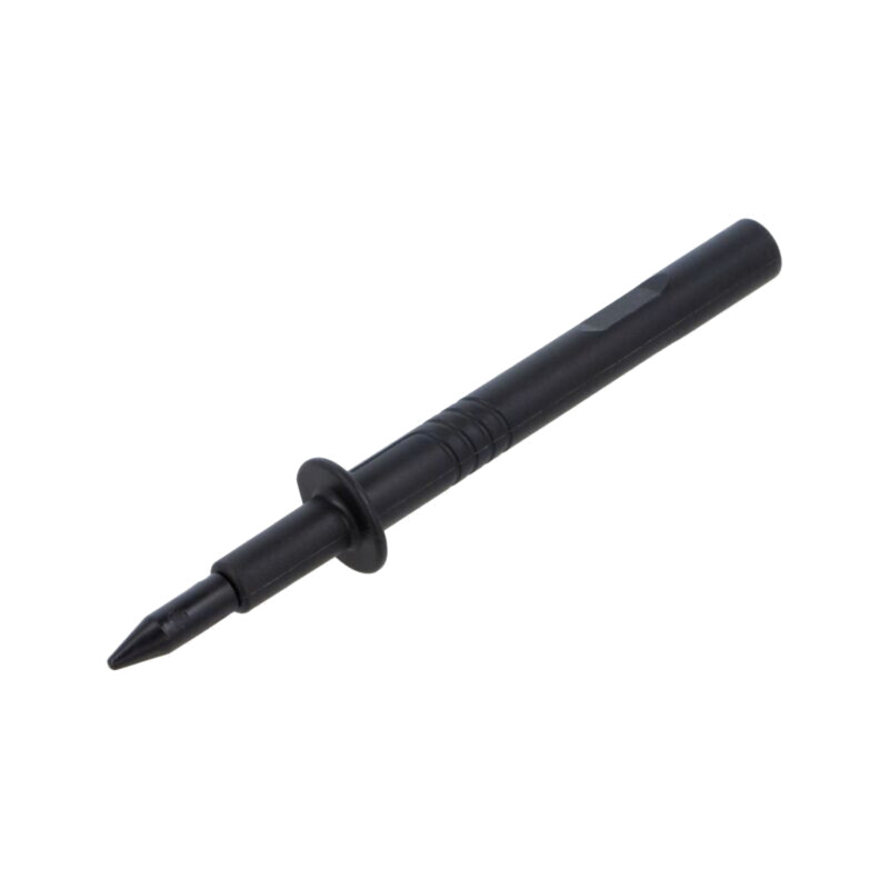 Terminal de măsurare; 60VDC; neagră; Diam.vârf: 4mm; PRUEF 3