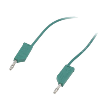 Cablu de măsurare; 60VDC; 30VAC; 16A; cu soclu axial, 4mm; verde