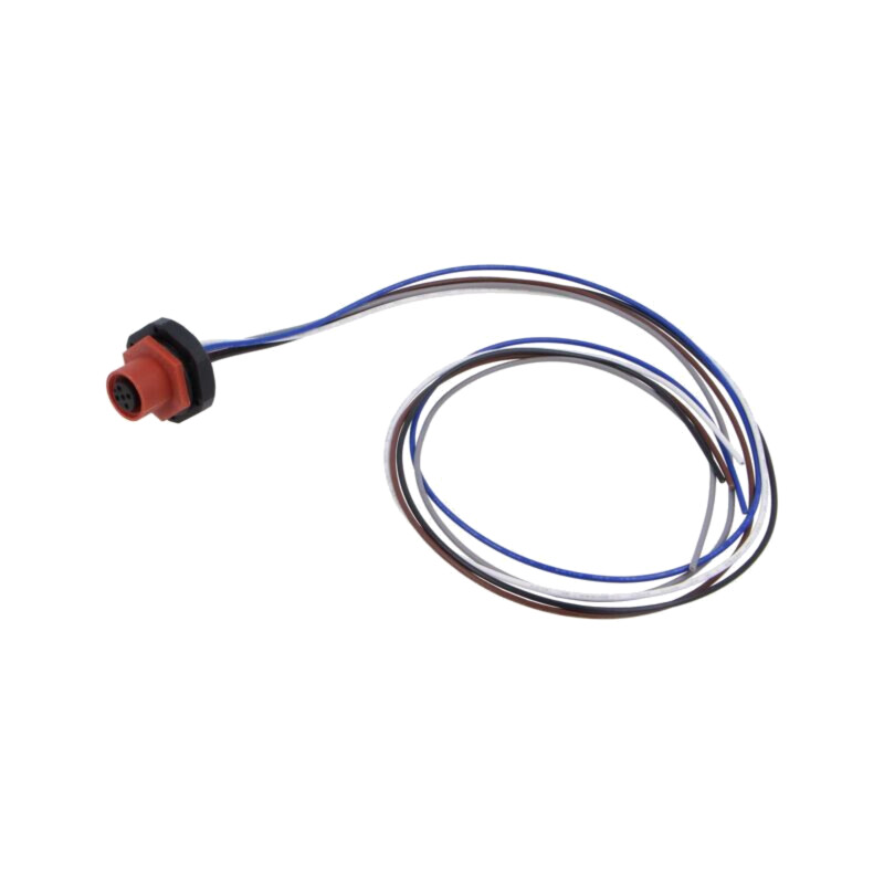 Conector: M12; soclu; mamă; 2A; 60V; PIN: 5; IP67; drept; cabluri Conector: M12; soclu; mamă; 2A; 60V; PIN: 5; IP67; drept; cabluri