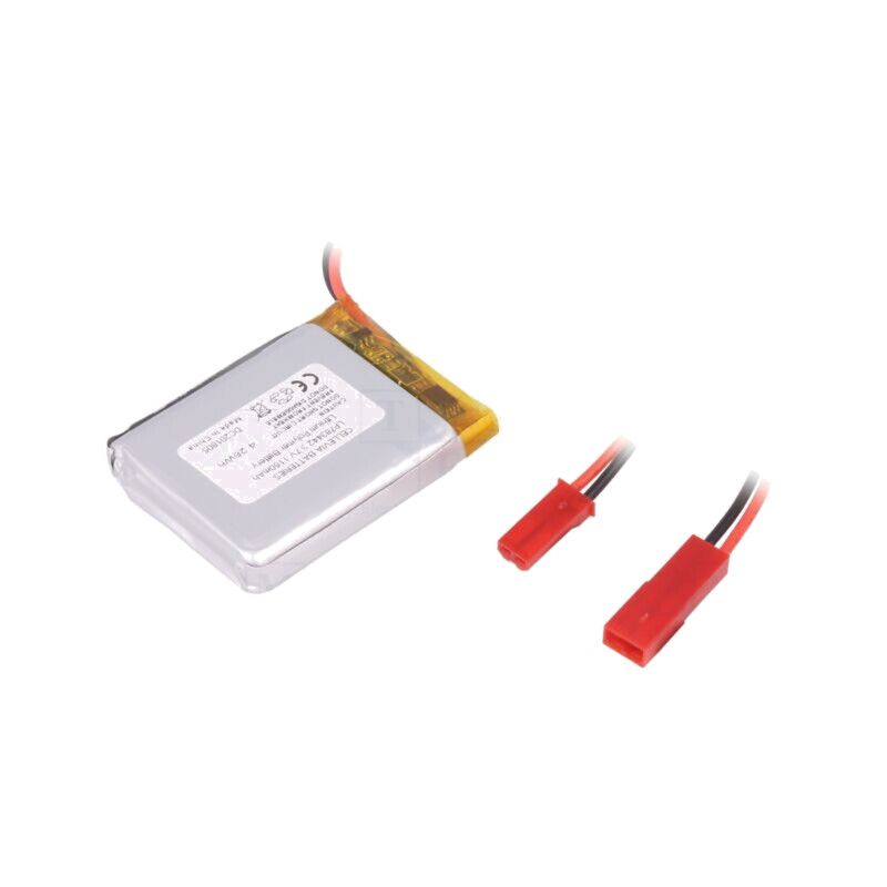 Acumul: Li-Po; 3,7V; 1150mAh; cabluri,contector JST SYR-02T Acumul: Li-Po; 3,7V; 1150mAh; cabluri,contector JST SYR-02T