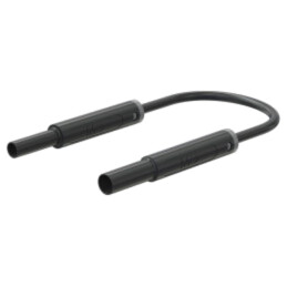 Cablu de măsurare; 19A; soclu banană 4mm,mufă banană 4 mm