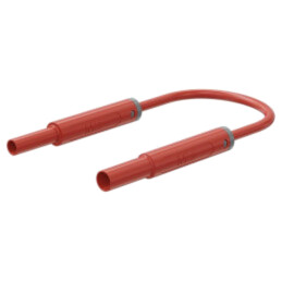 Cablu de măsurare; 19A; soclu banană 4mm,mufă banană 4 mm