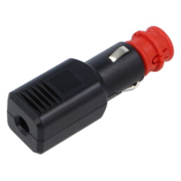 Mufă brichetă auto; terminal cu şurub; Tens.alim: 12÷24VDC; 7,5A