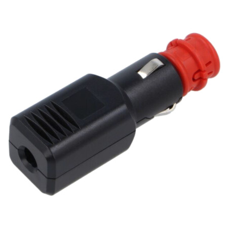 Mufă brichetă auto; terminal cu şurub; Tens.alim: 12÷24VDC; 7,5A