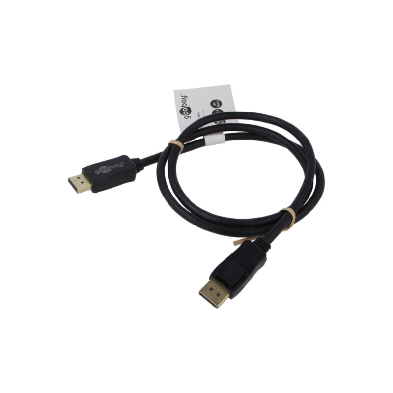 Cablu; DisplayPort mufă,din ambele părţi; PVC; Lung: 1m; negru Cablu; DisplayPort mufă,din ambele părţi; PVC; Lung: 1m; negru