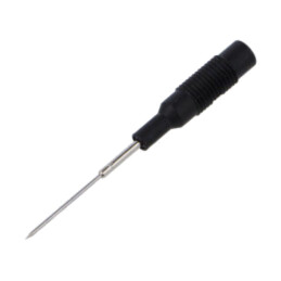 Terminal de măsurare; 1A; 60VDC; 30VAC; neagră; Diam.vârf: 1mm