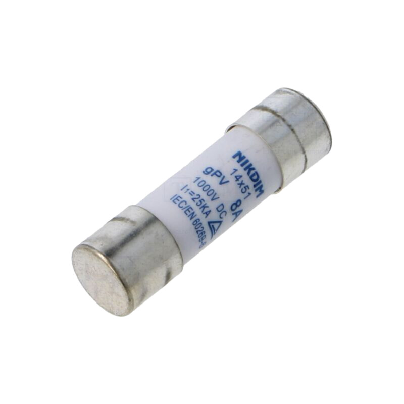 Siguranţă: siguranţă; 8A; 1kVDC; gPV; cilindrică; 14x51mm
