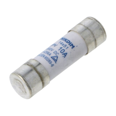 Siguranţă: siguranţă; 10A; 1kVDC; gPV; cilindrică; 14x51mm