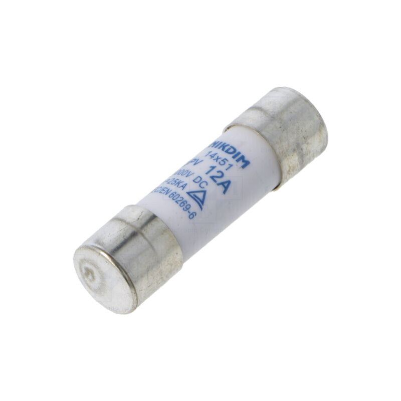 Siguranţă: siguranţă; 12A; 1kVDC; gPV; cilindrică; 14x51mm
