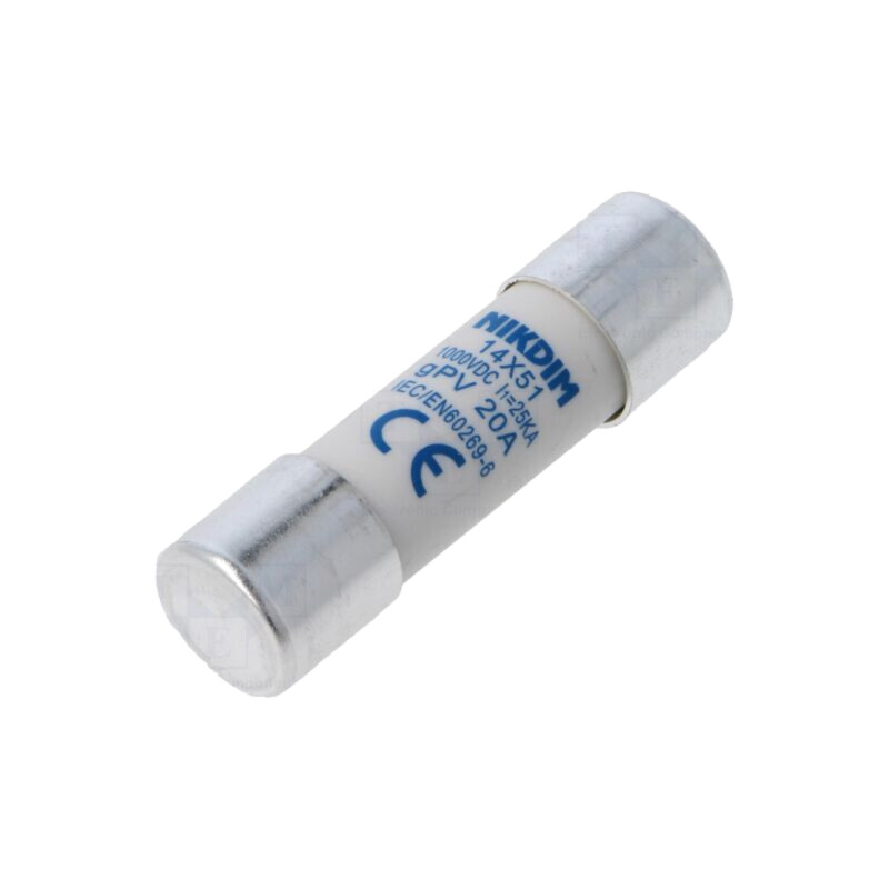 Siguranţă: siguranţă; 20A; 1kVDC; gPV; cilindrică; 14x51mm