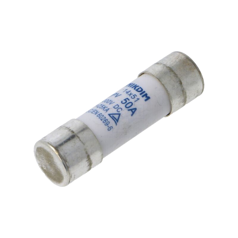 Siguranţă: siguranţă; 50A; 1kVDC; gPV; cilindrică; 14x51mm Siguranţă: siguranţă; 50A; 1kVDC; gPV; cilindrică; 14x51mm