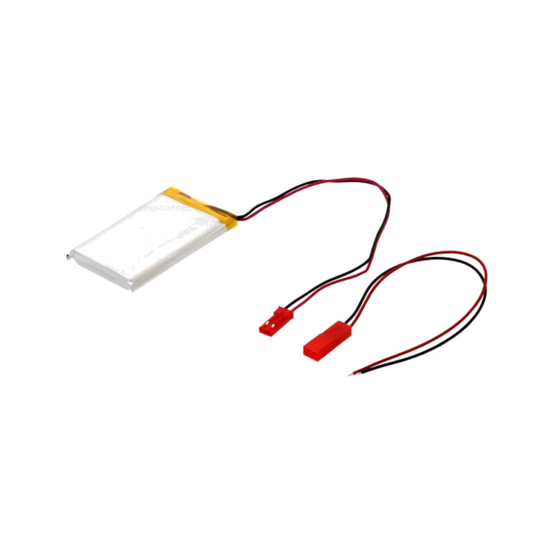 Acumul: Li-Po; 3,7V; 1400mAh; cabluri,contector JST SYR-02T