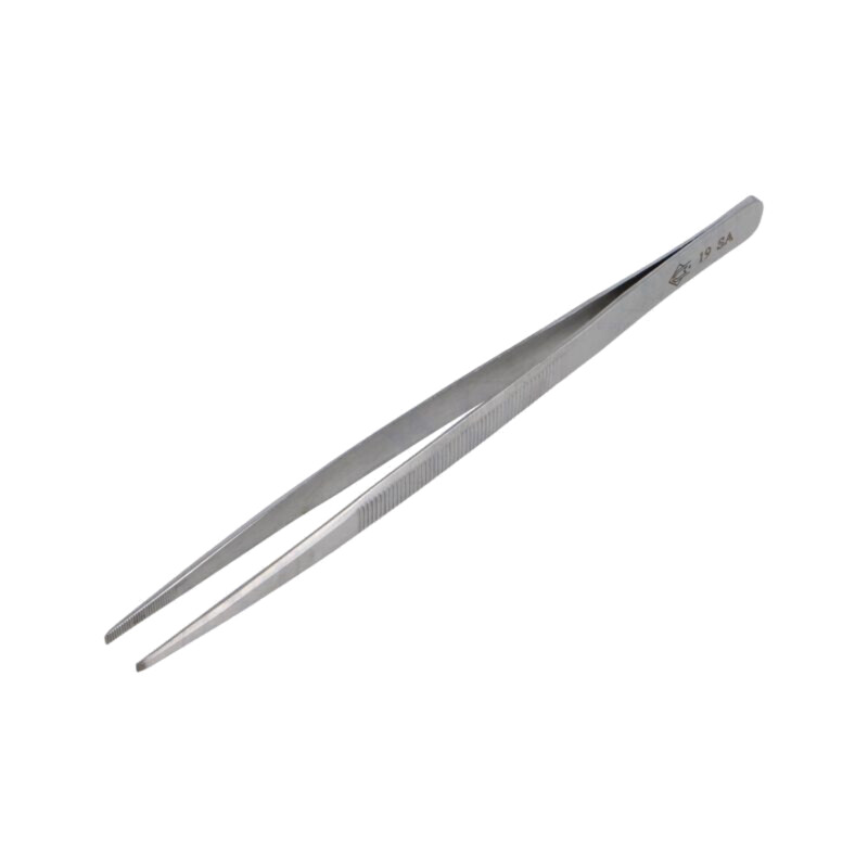 Pensetă; pt.lucrări de precizie; Tip pensetă: drept
