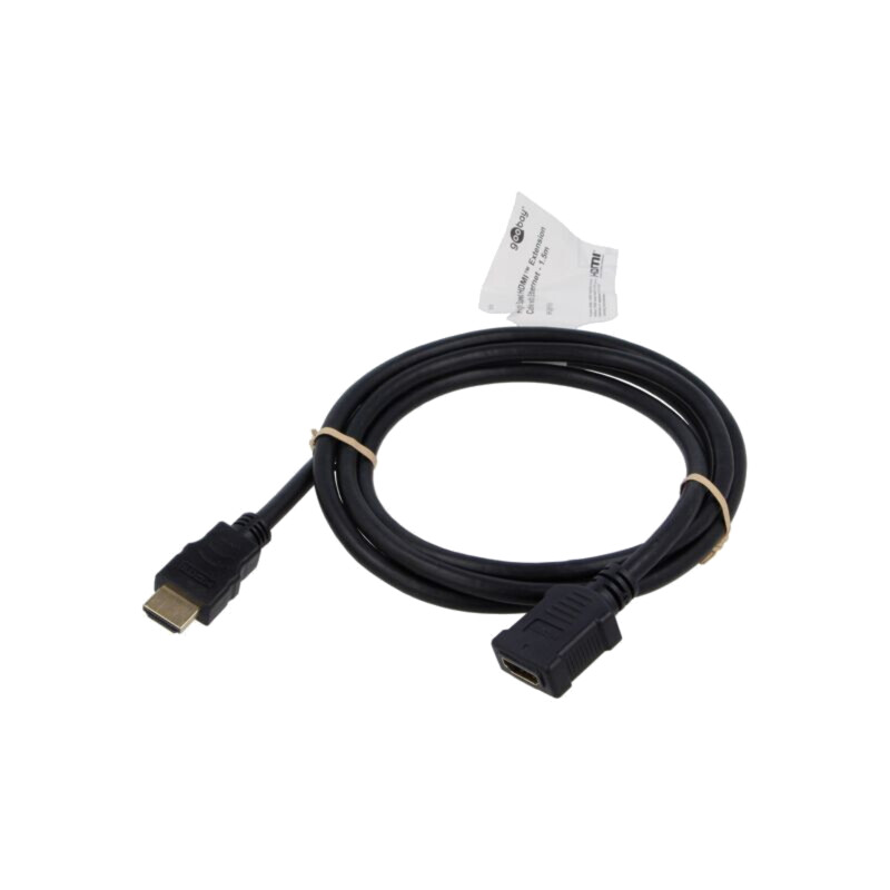 Cablu; HDMI soclu,HDMI mufă; PVC; 1,5m; negru; HDCP 2.2,HDMI 2.1 Cablu; HDMI soclu,HDMI mufă; PVC; 1,5m; negru; HDCP 2.2,HDMI 2.1