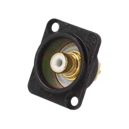 connector NYS367(RCA)WHITE IN BL/CR D-HOUS.