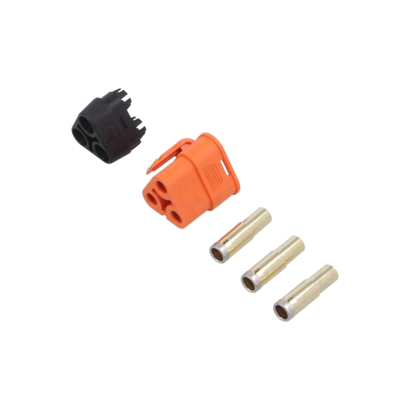 Conector: alimentare DC; mufă; mamă; QS; 60A; 500V; PIN: 3; drept Conector: alimentare DC; mufă; mamă; QS; 60A; 500V; PIN: 3; drept