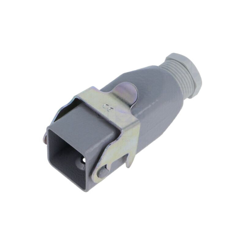 Enclosure for connectors: HDC; size 21.21; for cable; with latch