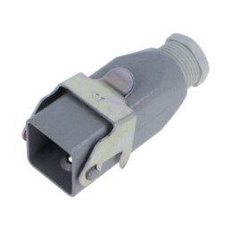 Enclosure for connectors: HDC; size 21.21; for cable; with latch