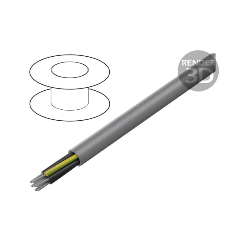 Cablu; ÖLFLEX® 440 P; 7G0,5mm2; neecranat; 300V,500V; Cu; litat