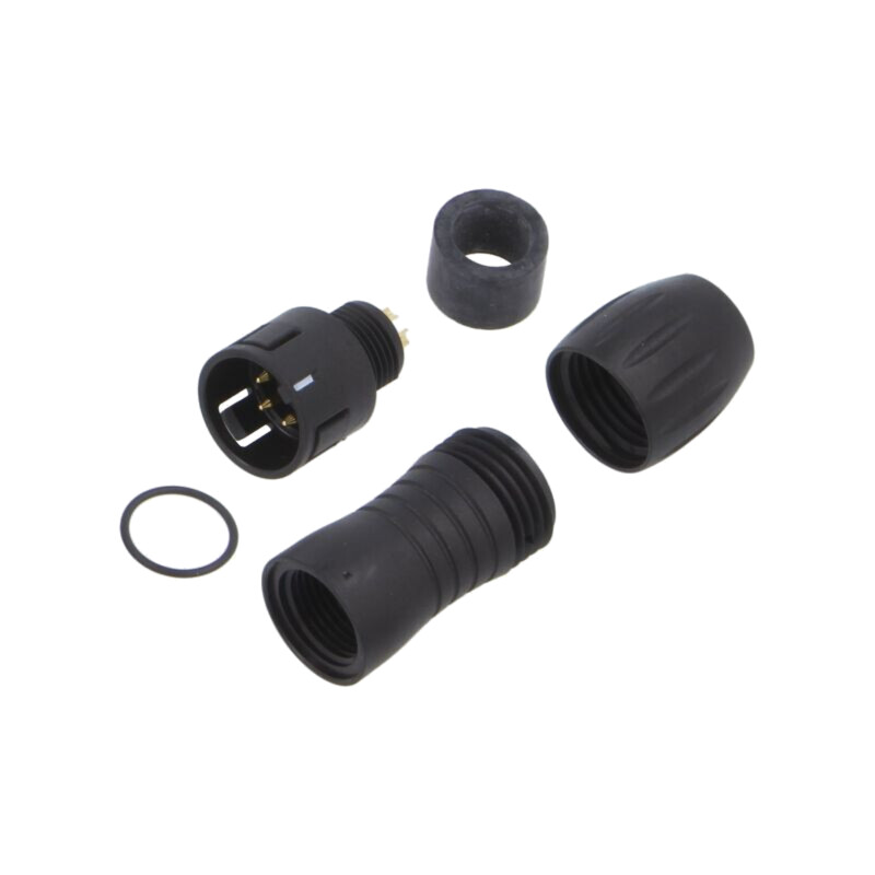 Conector: circular; mufă; 720; tată; PIN: 5; 125V; aurit; 5A; IP67 Conector: circular; mufă; 720; tată; PIN: 5; 125V; aurit; 5A; IP67