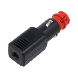 Mufă brichetă auto; terminal cu şurub; Tens.alim: 12÷24VDC; 7,5A