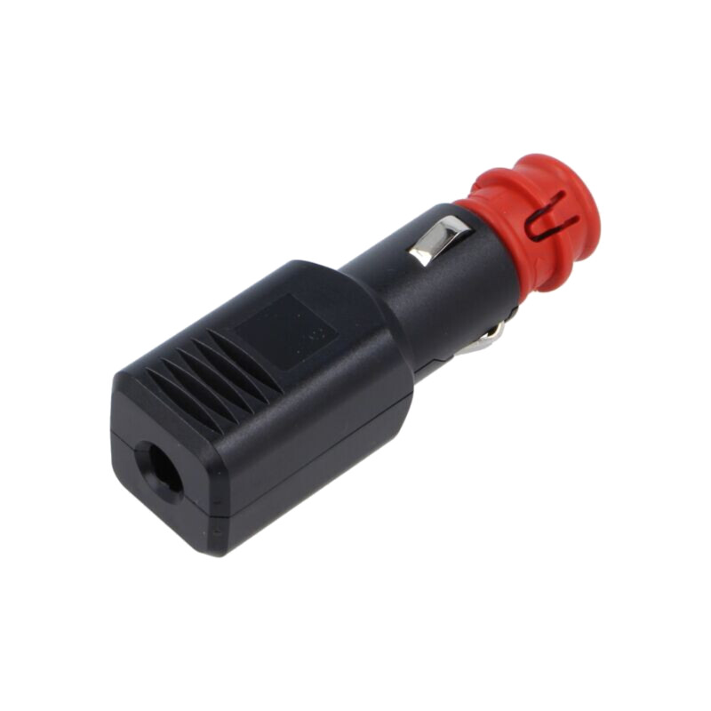 Mufă brichetă auto; terminal cu şurub; Tens.alim: 12÷24VDC; 15A