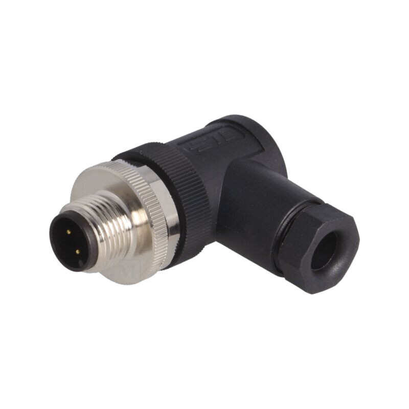 Conector: M12; mufă; PIN: 4; tată; 250V; în unghi 90°; IP67; pe cablu
