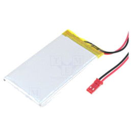 Acumul: Li-Po; 3,7V; 1500mAh; cabluri,contector JST SYR-02T